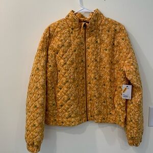 Sonoma yellow floral jacket